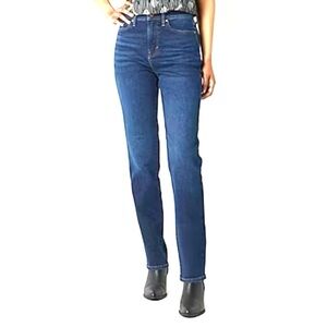 a.n.a Women's High Rise Straight Leg Jean